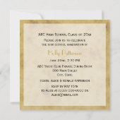 素朴馬靴動揺してBG SQ卒業 招待状 (裏面)