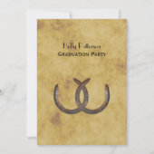 素朴馬靴動揺してBG V卒業 招待状 (正面)