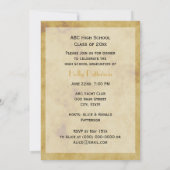 素朴馬靴動揺してBG V卒業 招待状 (裏面)