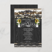 素朴馬靴&フラワーカントリー詳細カード エンクロージャーカード (正面/裏面)