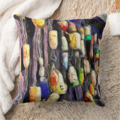素朴魚釣りブイカラフルズピロー クッション (ブランケット)