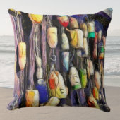 素朴魚釣りブイカラフルズピロー クッション