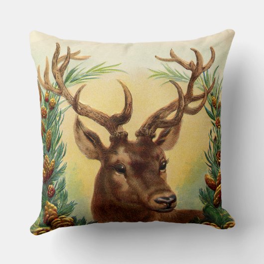 素朴鹿の国と農インスパイア場 クッション (裏面)