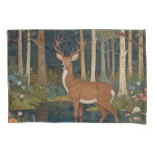 素朴鹿ボホ森林の母自然 枕カバー (正面左)