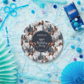 素朴鹿 |森90th誕生日パーティー ペーパープレート (パーティー)