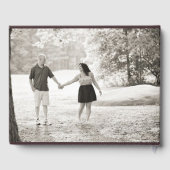 素朴黄ひまわり結婚の ゲストブック (裏面)