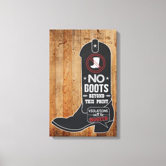 素朴黒板の看板 キャンバスプリント (正面)