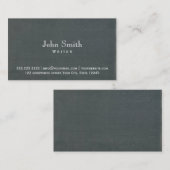 素朴黒板の背景 名刺 (正面/裏面)