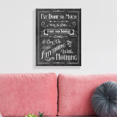 素朴黒板タイポグラフィ生命確認 キャンバスプリント (インサイチュ (リビング))