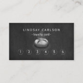 素朴黒板ベーカリーロイヤリティカード 名刺 (正面)