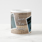 素朴2枚の写真最高のパパ ジャンボコーヒーマグカップ (正面)