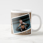 素朴2枚の写真最高のパパ ジャンボコーヒーマグカップ (右)