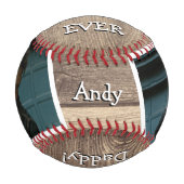 素朴2枚の写真最高のパパ 野球ボール (正面)