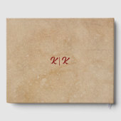 素朴&コージー秋の結婚コレクションゲストブック ゲストブック (裏面)