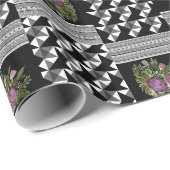 素朴，パッチワーク，バラ ラッピングペーパー (ロールコーナー)