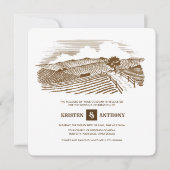 素朴 |ファーム |バーンウッド結婚式招待状 招待状 (正面)