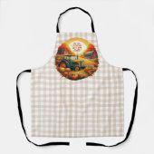 素朴/ヴィンテージの秋 エプロン (正面)