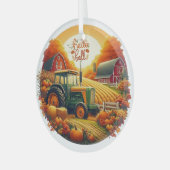 素朴/ヴィンテージの秋 ガラスオーナメント (正面左)