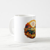 素朴/ヴィンテージの秋 コーヒーマグカップ (正面左)