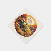 素朴/ヴィンテージの秋 スタンダードカクテルナプキン (角)