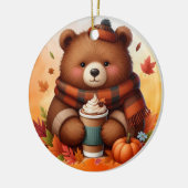 素朴/ヴィンテージ秋熊 セラミックオーナメント (左)