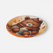 素朴/ヴィンテージ秋熊 ペーパープレート (アングル)