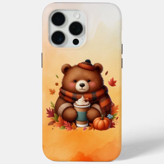 素朴/ヴィンテージ秋熊 Case-Mate iPhoneケース (裏面)