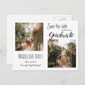 素朴 | 卒業 | セーブザデート | 国写真 案内ポストカード (正面/裏面)