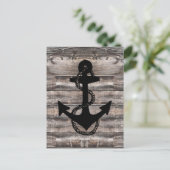 素朴+航海のいかりロープ | ポストカード (スタンド正面)