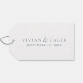 素朴〔雄ジカの〕枝角とフローラリース |結婚式の引き出物 ギフトタグ (裏面横)