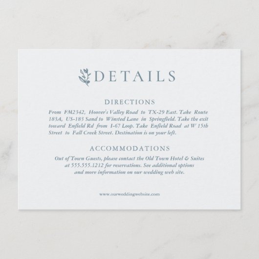 素朴〔雄ジカの〕枝角とフローラリース | 結婚s エンクロージャーカード (正面)