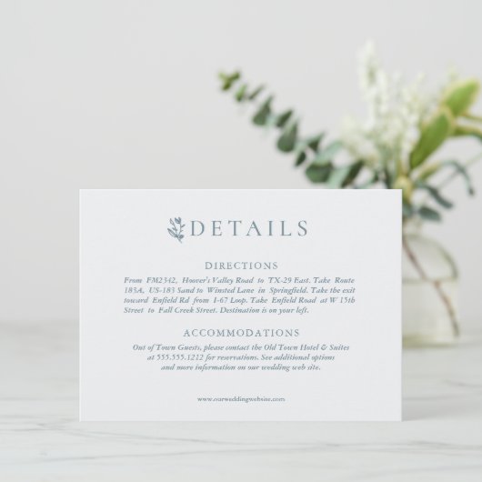 素朴〔雄ジカの〕枝角とフローラリース | 結婚s エンクロージャーカード (スタンド正面)