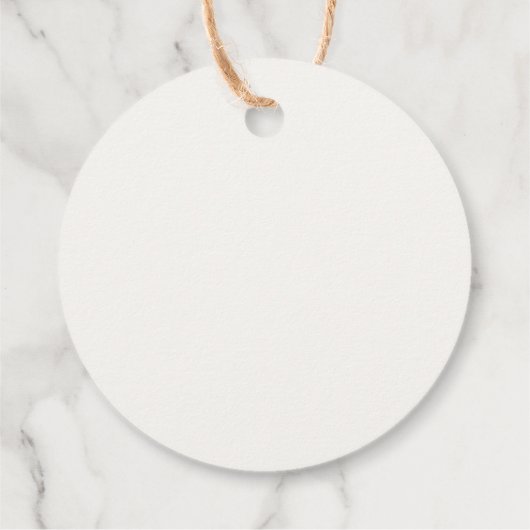 素朴〔雄ジカの〕枝角ブルー白フローラ赤ちゃんシャワー フェイバータグ (裏面)