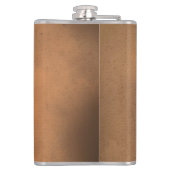 素朴〔雄ジカの〕枝角付きイニシャル フラスク (裏面)