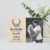 素朴〔雄ジカの〕枝角結婚フローラ セーブザデート (スタンド正面)