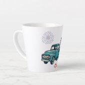 素朴/7月4日ヴィンテージ カフェラテマグ (左アングル)