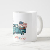 素朴/7月4日ヴィンテージ ジャンボコーヒーマグカップ (正面右)