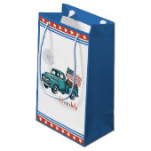 素朴/7月4日ヴィンテージ スモールペーパーバッグ (裏面アングル)