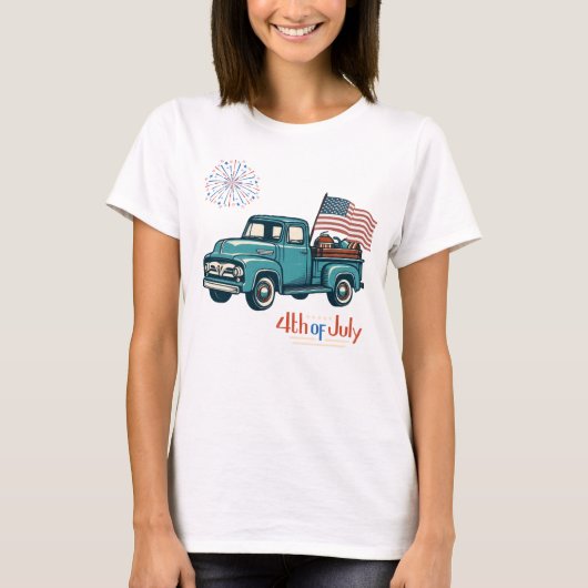 素朴/7月4日ヴィンテージ Tシャツ (正面)