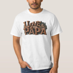 *~* 素朴 AP86愛するパパの父の日 Tシャツ