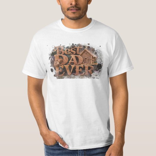 *~* 素朴 AP86最高のパパEVER Father's Day Tシャツ (正面)
