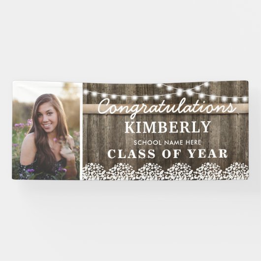 素朴Babys Breath 2025卒業写真 横断幕 (横)