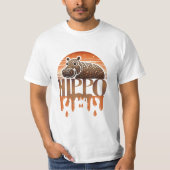 素朴Charmed Burnout Hippo Graphic Tシャツ (正面)