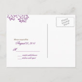 素朴Chicの結婚応答カード インビテーションポストカード (裏面)