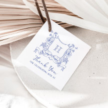 素朴Chinoiserie弓フローラクレスト赤ちゃんシャワー