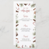 素朴Christmasメニュー メニュー (正面/裏面)