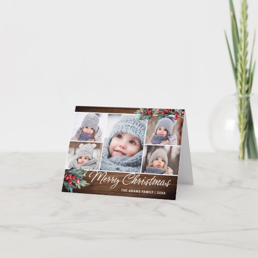 素朴Christmas 5のPHOTOS Greeting シーズンカード (正面)