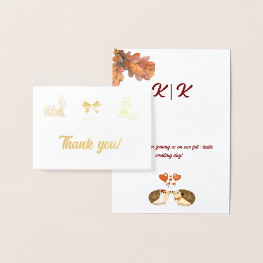 & 素朴Cozy Autumnのコレクシ結婚ョンフォイルカード 箔カード (ディスプレー)