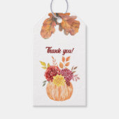 & 素朴Cozy Autumn's結婚コレクションギフトラベル ギフトタグ (正面)