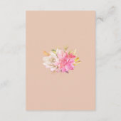 素朴Desert結婚 Succulentsのwishing wellカード エンクロージャーカード (裏面)